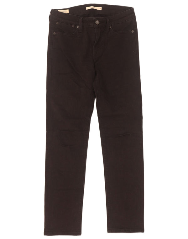 Levi's Mujer 712 Slim Jeans W26 L30 Algodón Negro