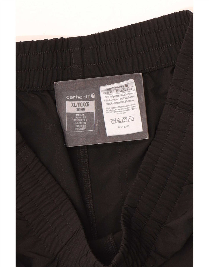 Carhartt Shorts deportivos para niño 13-14 años XL Negro Poliéster