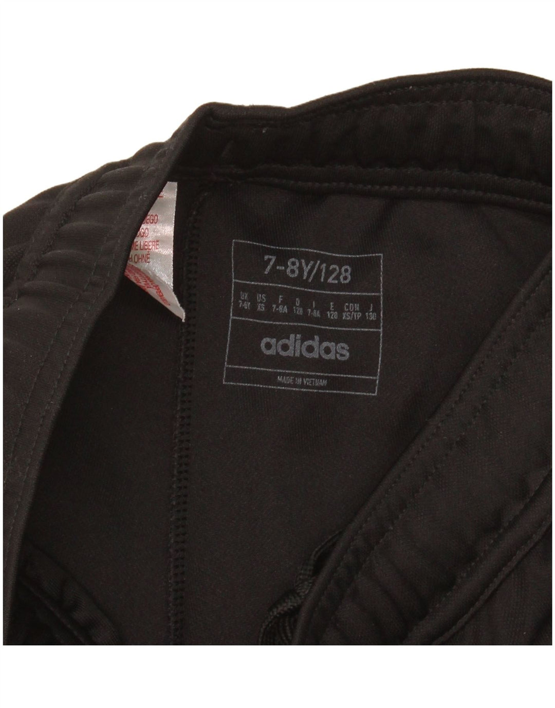 ADIDAS Boys Aeroready Tracksuit Trousers 7-8 Years  Black Polyester