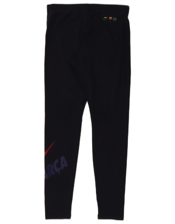 NIKE Leggings gráficos para mujer UK 40 Mediano Azul marino Algodón