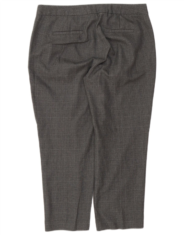 Marks & Spencer Pantalones cortos para mujer UK 40 Large W34 L25 Grey Check