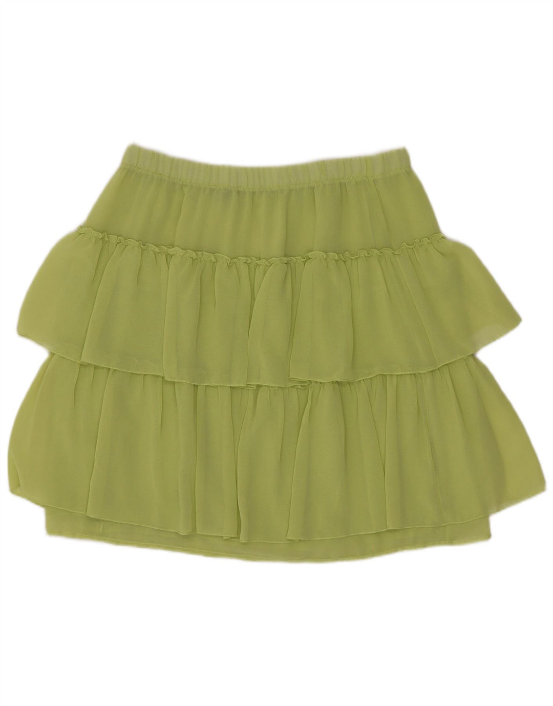 Falda escalonada para mujer Denny Rose IT 42 Medium W28 Verde