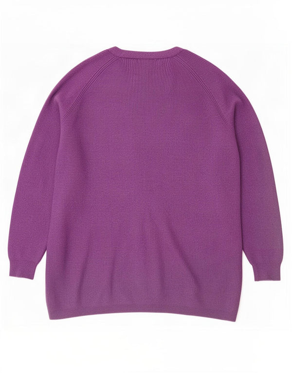 Marks & Spencer - Cárdigan para mujer, talla 40, talla XL, viscosa moteada en color morado