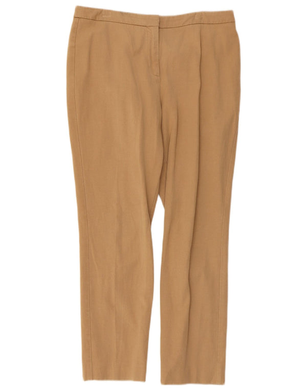 John Lewis Pantalones informales ajustados para mujer UK 12 Medium W30 Viscosa beige