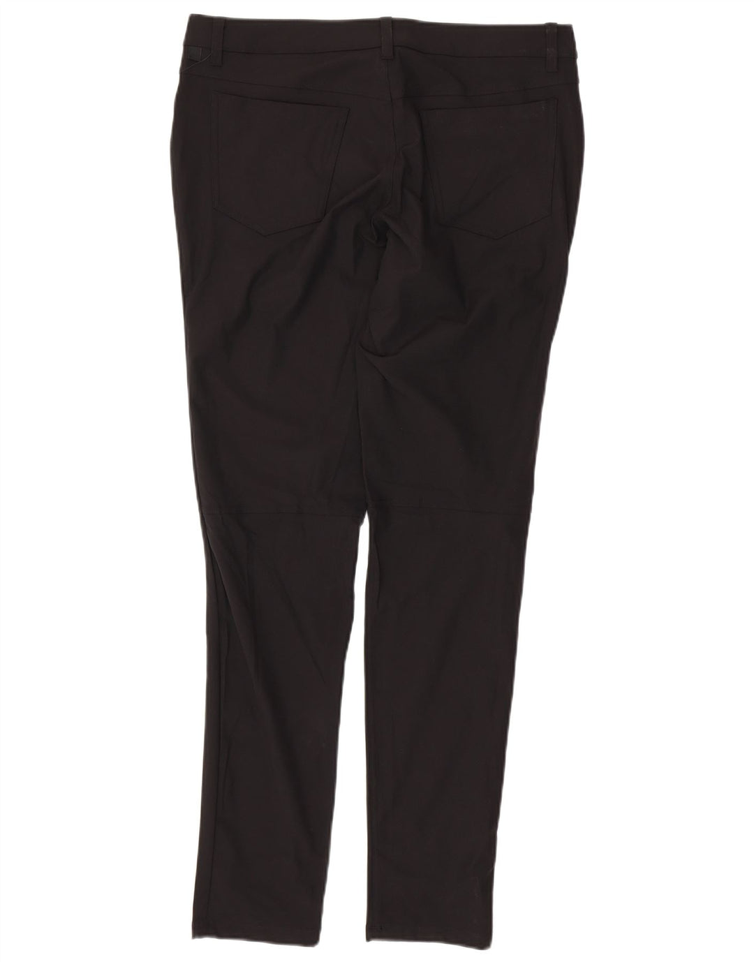 LULULEMON Pantalones casuales ajustados para hombre W34 L33 Poliéster negro