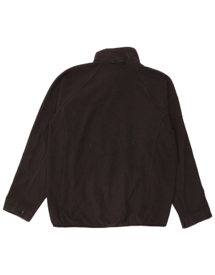 The North Face Chaqueta polar con forro para hombre, talla 38, poliéster negro mediano