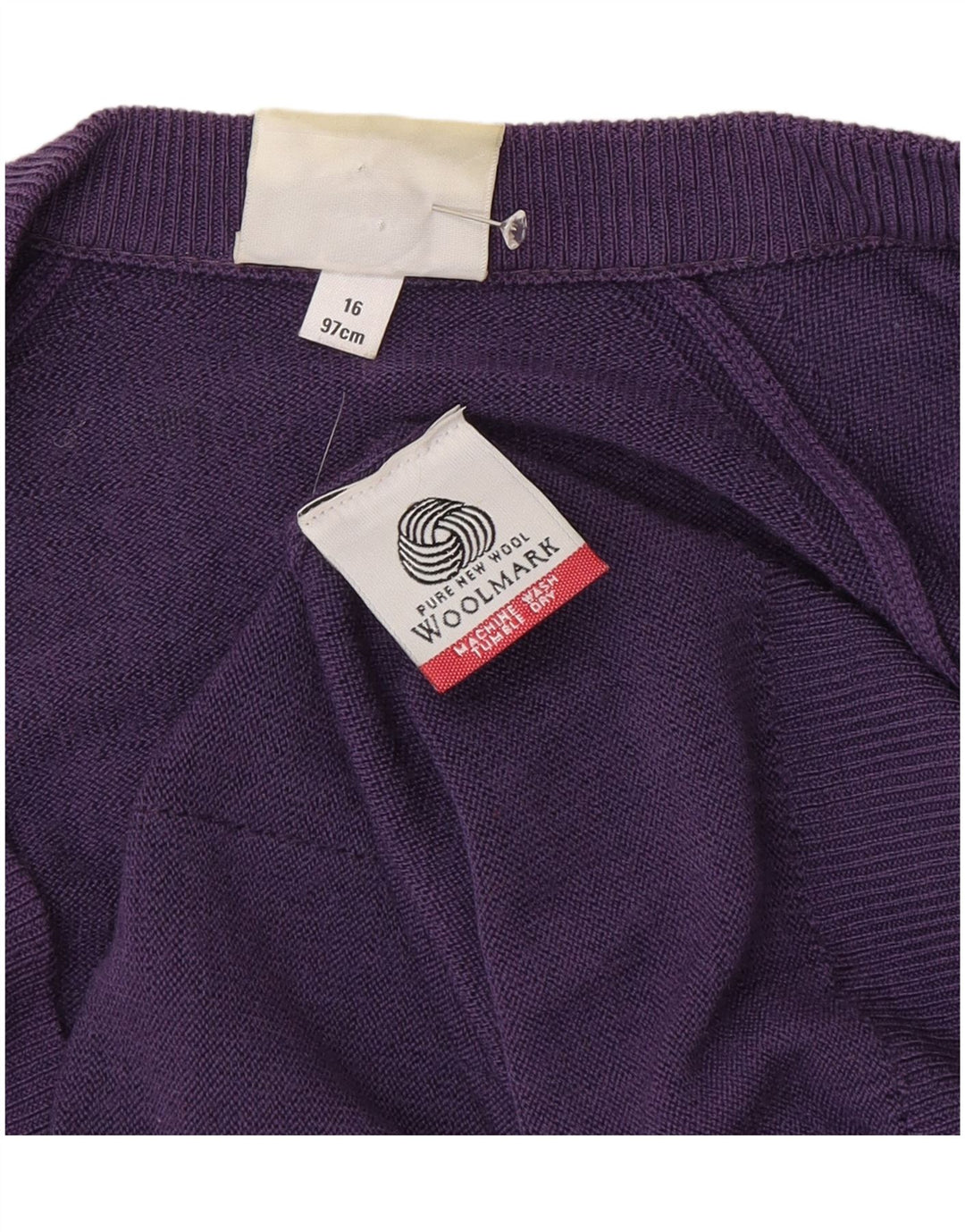Classics - Cárdigan para mujer, talla 40, talla grande, color morado