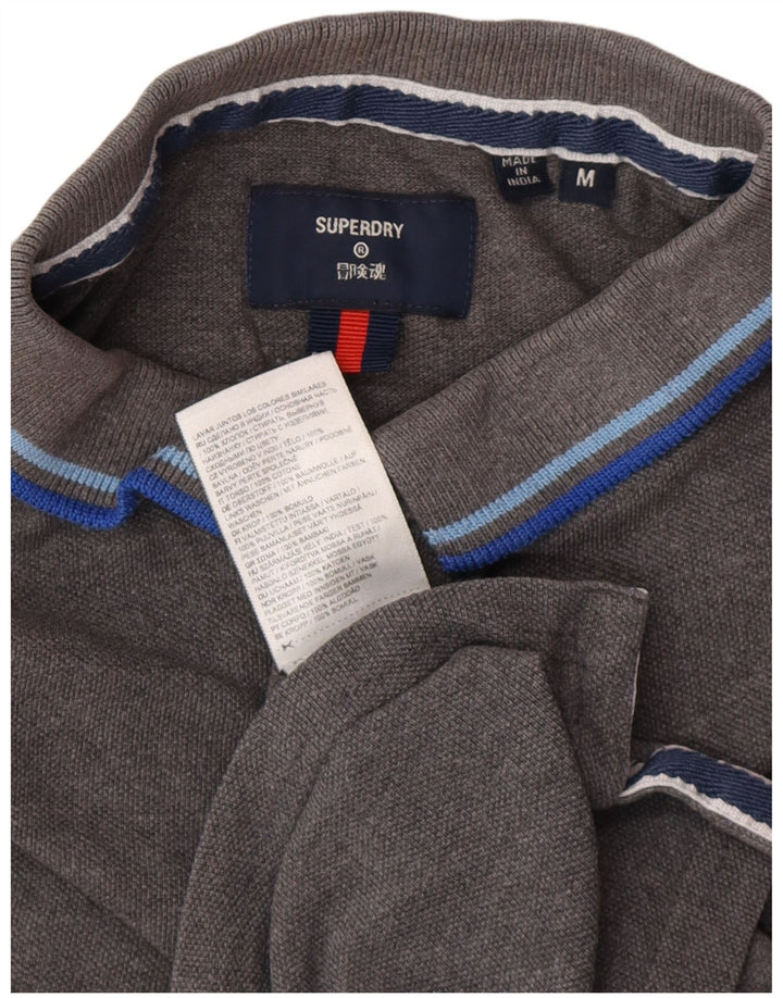 Polo Superdry De Algodón Gris Medio Para Hombre