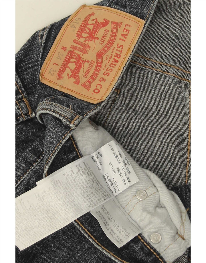 Levi's Jeans rectos Capri 514 para hombre W34 L21 Algodón azul