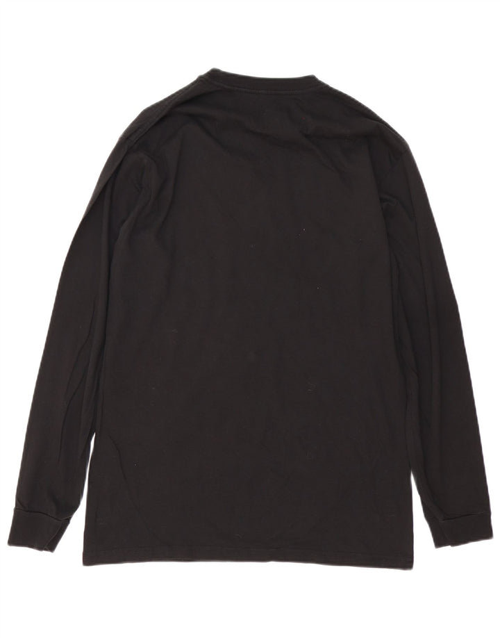 Vans Hombre Classic Fit Graphic Top Manga Larga Mediano Negro Algodón Mariposa