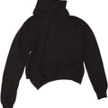 Guess Suéter corto con cuello vuelto para mujer UK 44 Mediano Algodón negro