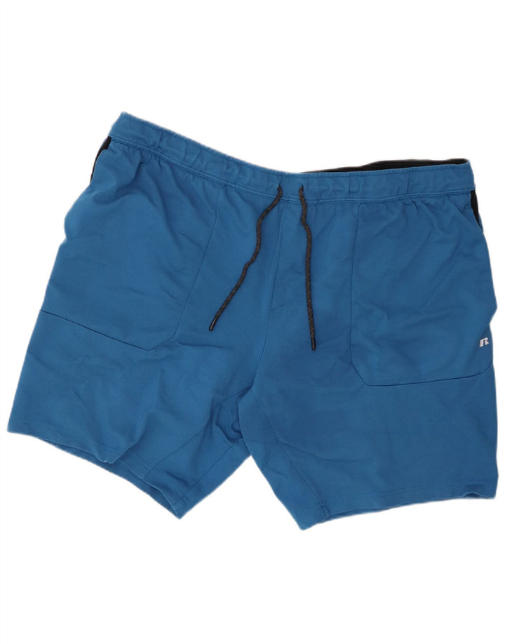Russell Athletic Pantalones cortos deportivos para hombre 3XL Rayón azul