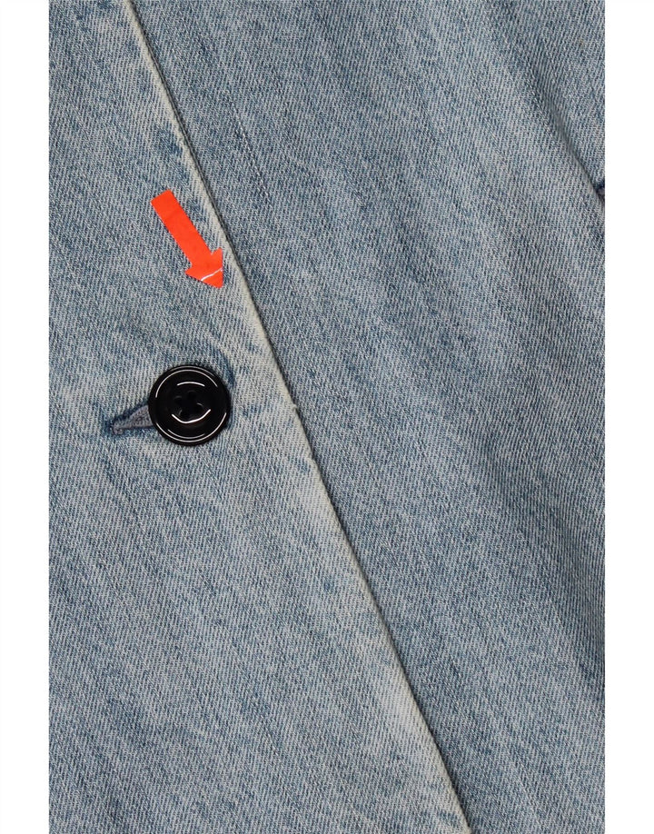 Levi's Abrigo vaquero extragrande desgastado para mujer Reino Unido 10 Algodón azul pequeño