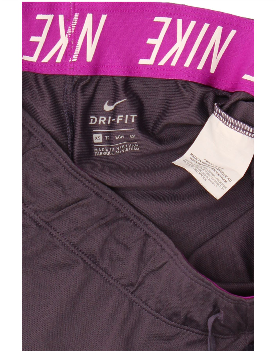 NIKE Pantalones cortos deportivos Dri Fit para mujer UK 6 XS Poliéster morado
