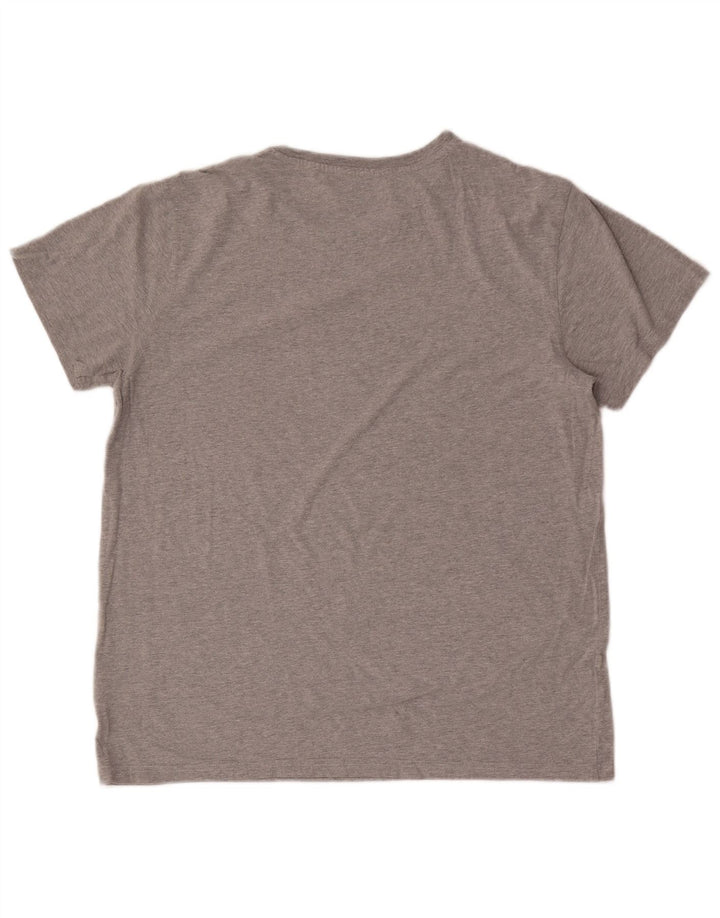 Camiseta Lee para hombre Top grande de algodón gris