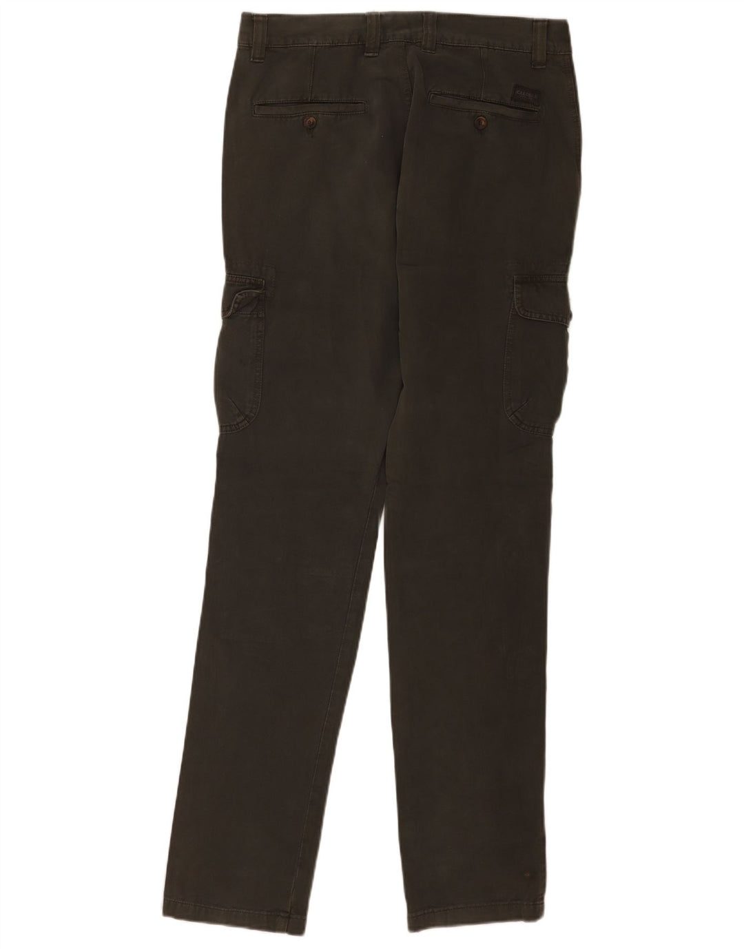 Pantalones Cargo Regulares Carrera Para Hombre W31 L33 Algodón Verde