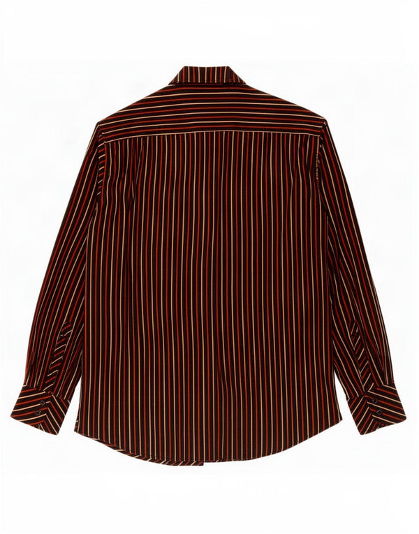 Tipo' S Camisa de pana para hombre XL Algodón a rayas negras