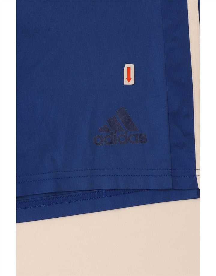 Pantalones cortos deportivos Adidas Aeroready para hombre Azul medio Poliéster