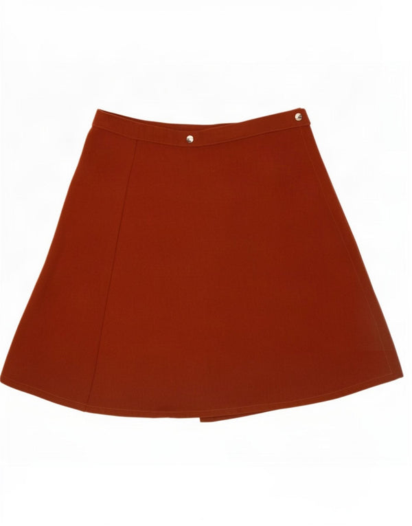 Progetto Quid Falda cruzada para mujer IT 42 Medium W28 Algodón marrón