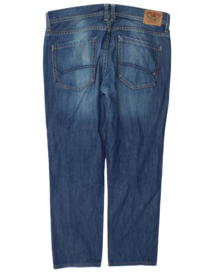 Tommy Hilfiger Vaqueros rectos para hombre W38 L30 Algodón azul