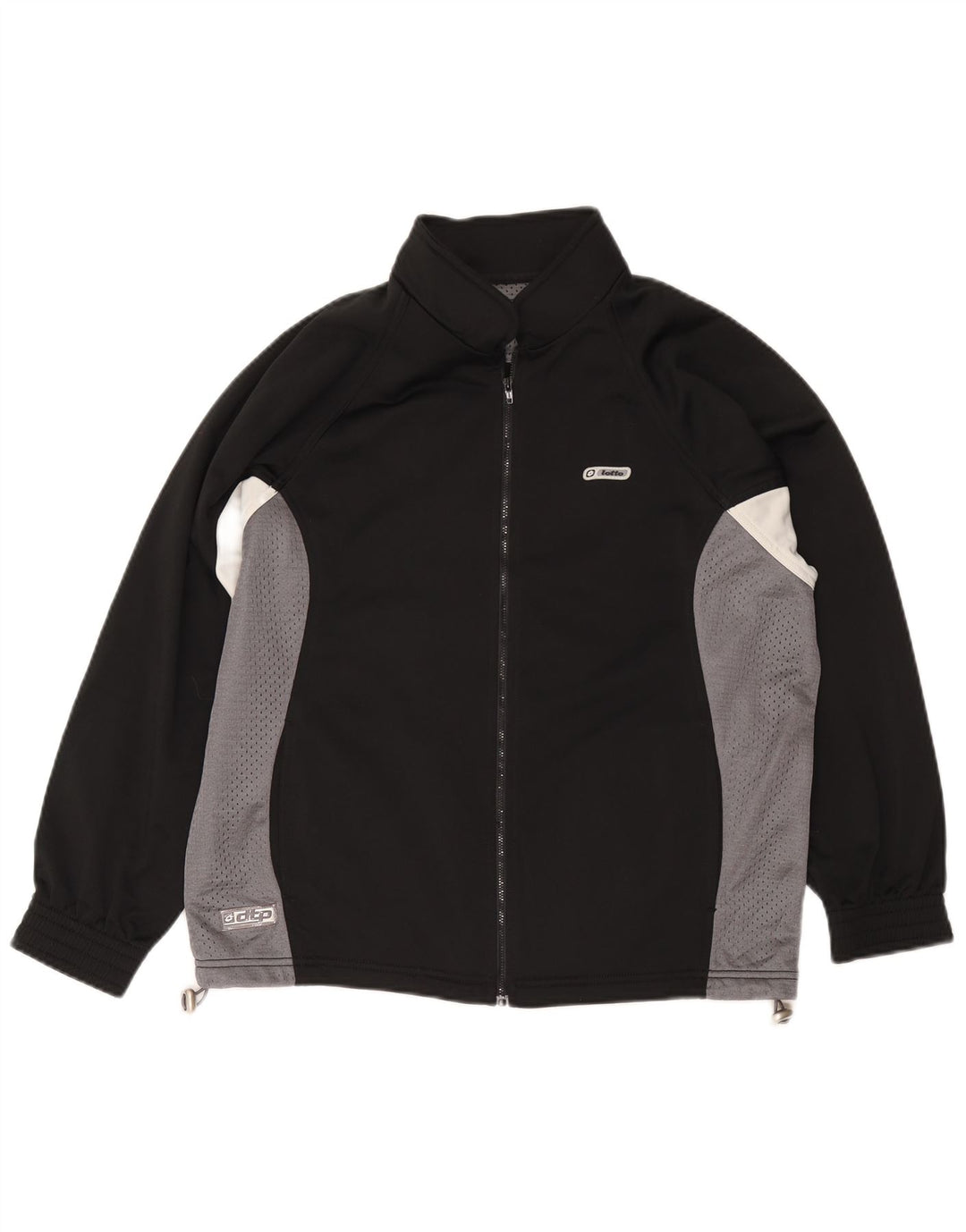 LOTTO Chaqueta superior de chándal para hombre Poliéster color block mediano negro