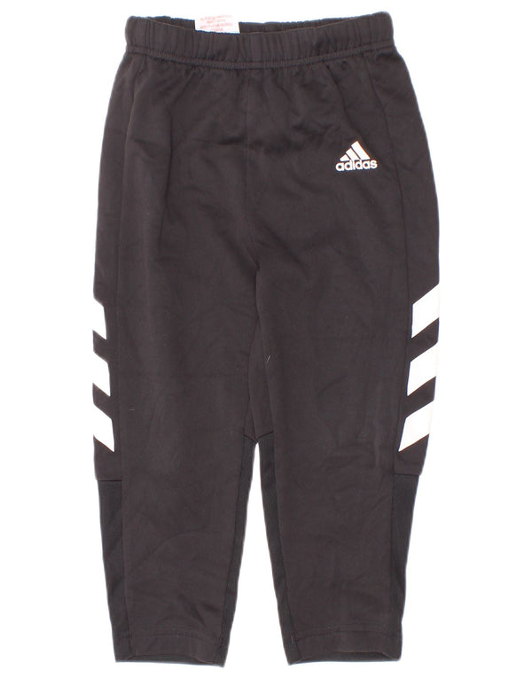 Adidas - Pantalones de chándal para niño (2-3 años), color negro