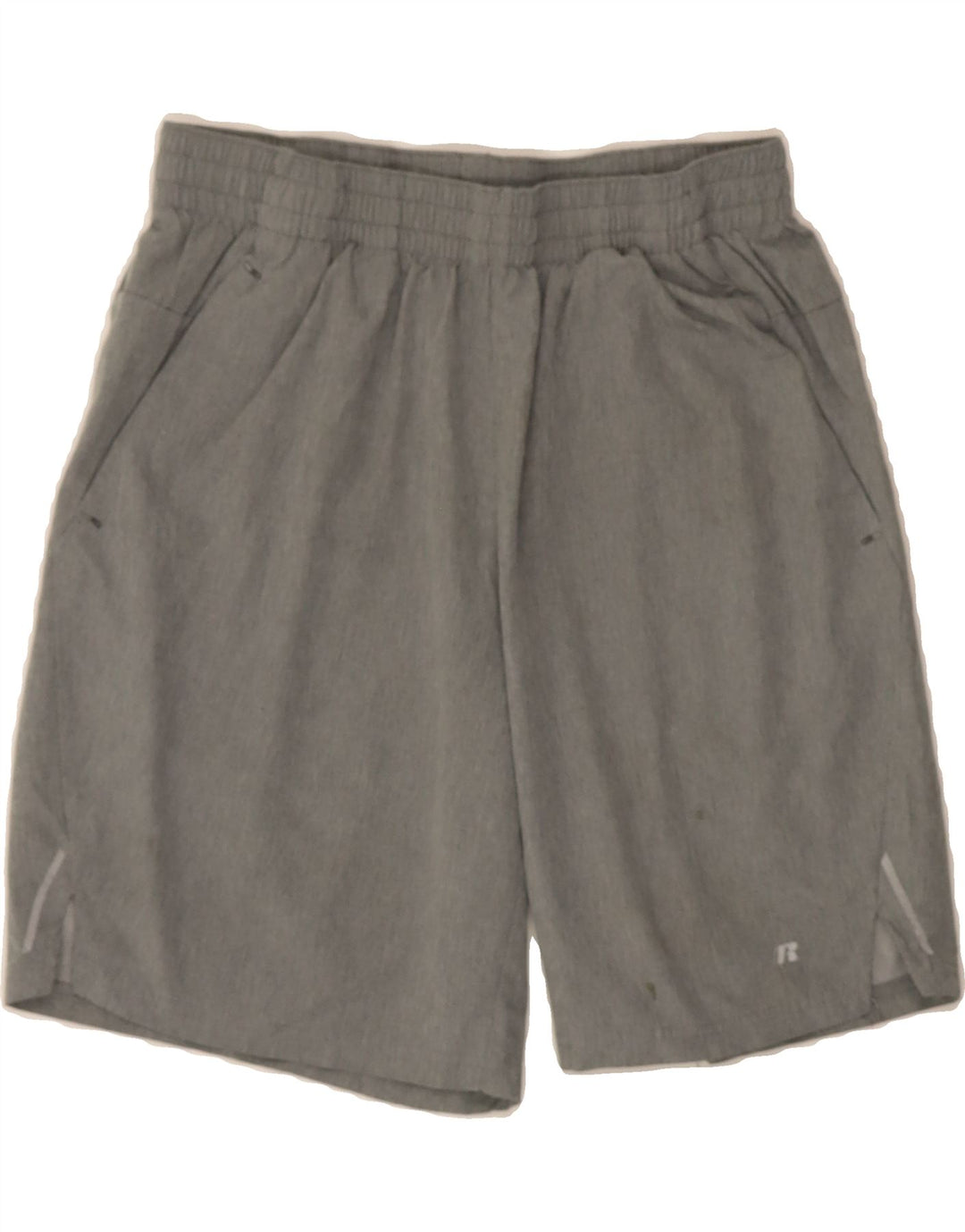 RUSSELL ATHLETIC Mens Sport Shorts Medium Grey Polyester Vintage Russell Athletic and Second-Hand Russell Athletic from Messina Hembry 