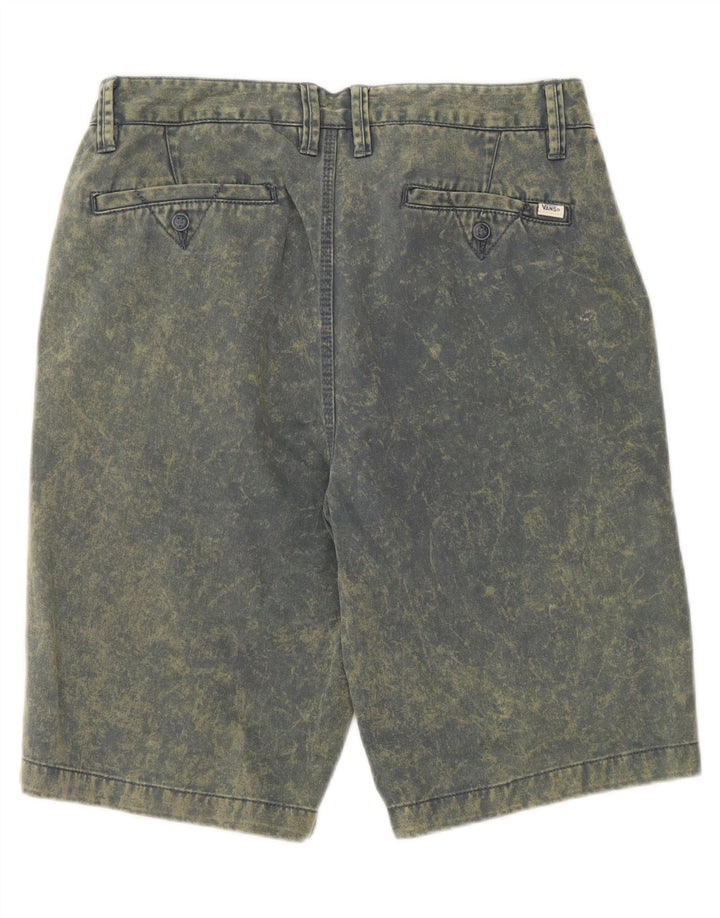 VANS Mens Denim Shorts W30 Medium  Green Flecked Cotton Vintage Vans and Second-Hand Vans from Messina Hembry 