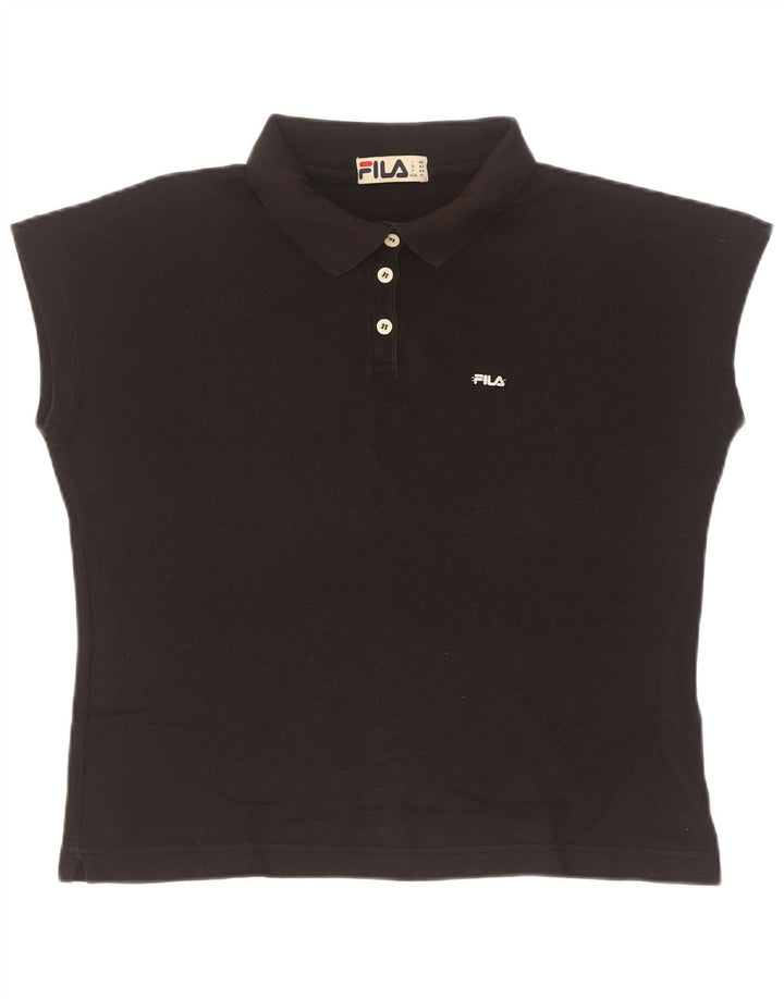 Polo Fila Mujer IT 48 XL Algodón Negro