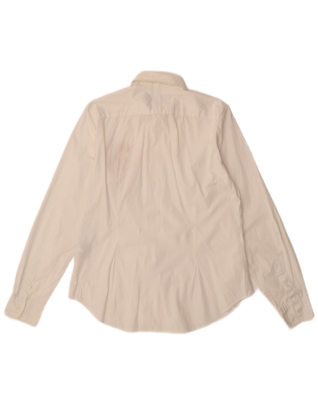 RALPH LAUREN Camisa para mujer US 12 Grande Algodón Blanco