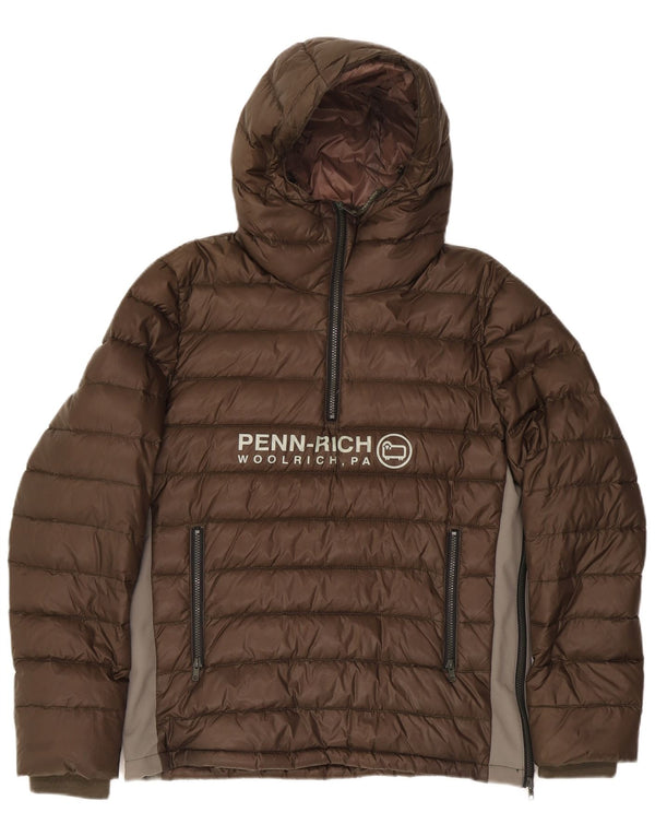 Woolrich Chaqueta acolchada con gráfico Penn-Rich para hombre UK 38 Medium Khaki