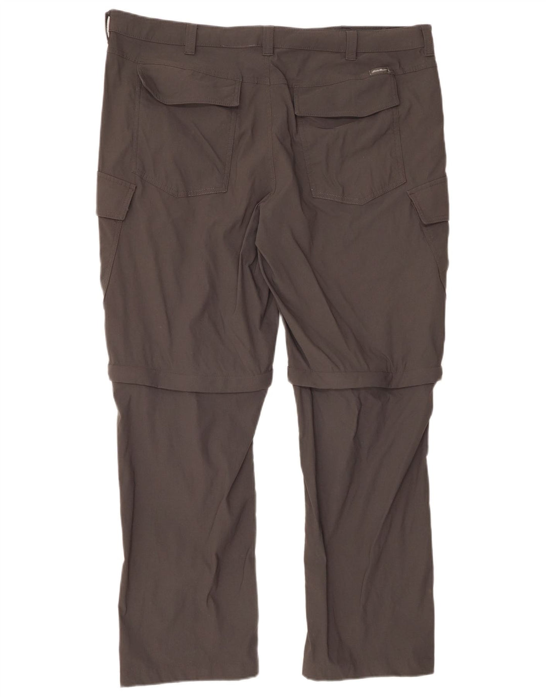 EDDIE BAUER Pantalón cargo recto para hombre W40 L30 Nylon gris