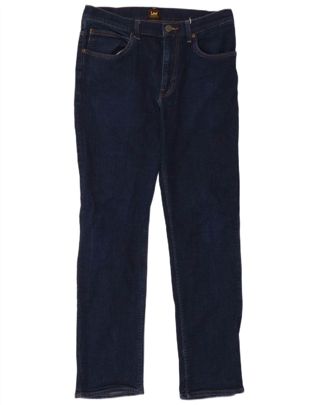 Vaqueros Lee Brooklyn Rectos Mujer W33 L29 Algodón Azul Marino