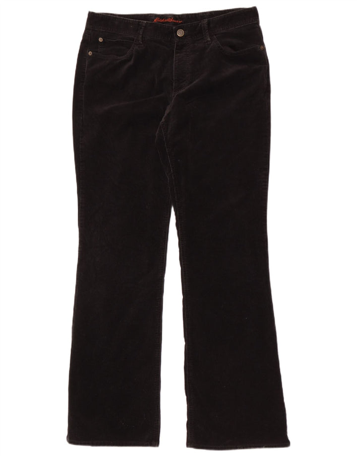 Eddie Bauer Pantalones de pana con corte de bota para mujer US 8 Medium W30 L31 Negro