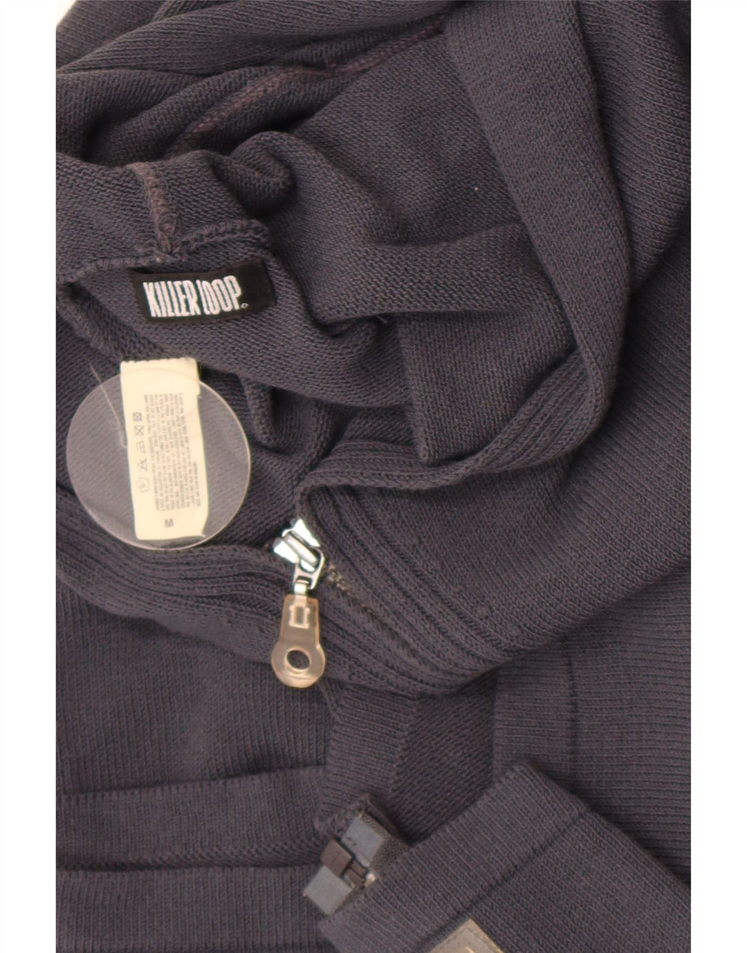 Killer Loop Suéter tipo cárdigan con capucha para mujer UK 40 Medium Azul marino