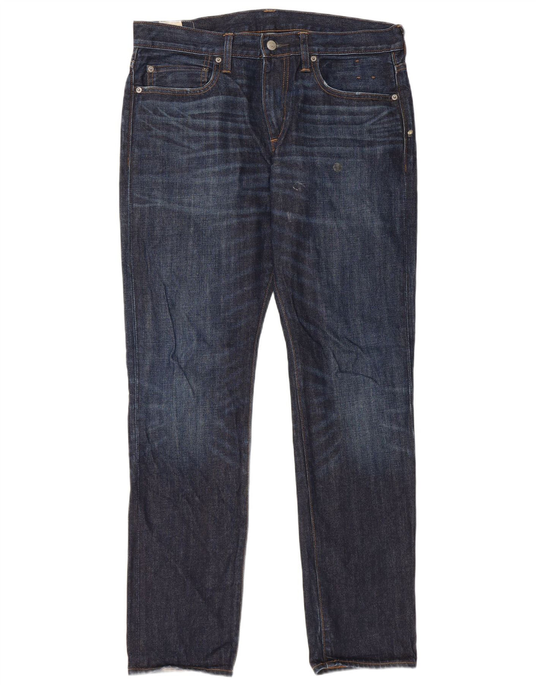 J. Crew Vaqueros ajustados para hombre W33 L32 Algodón azul marino