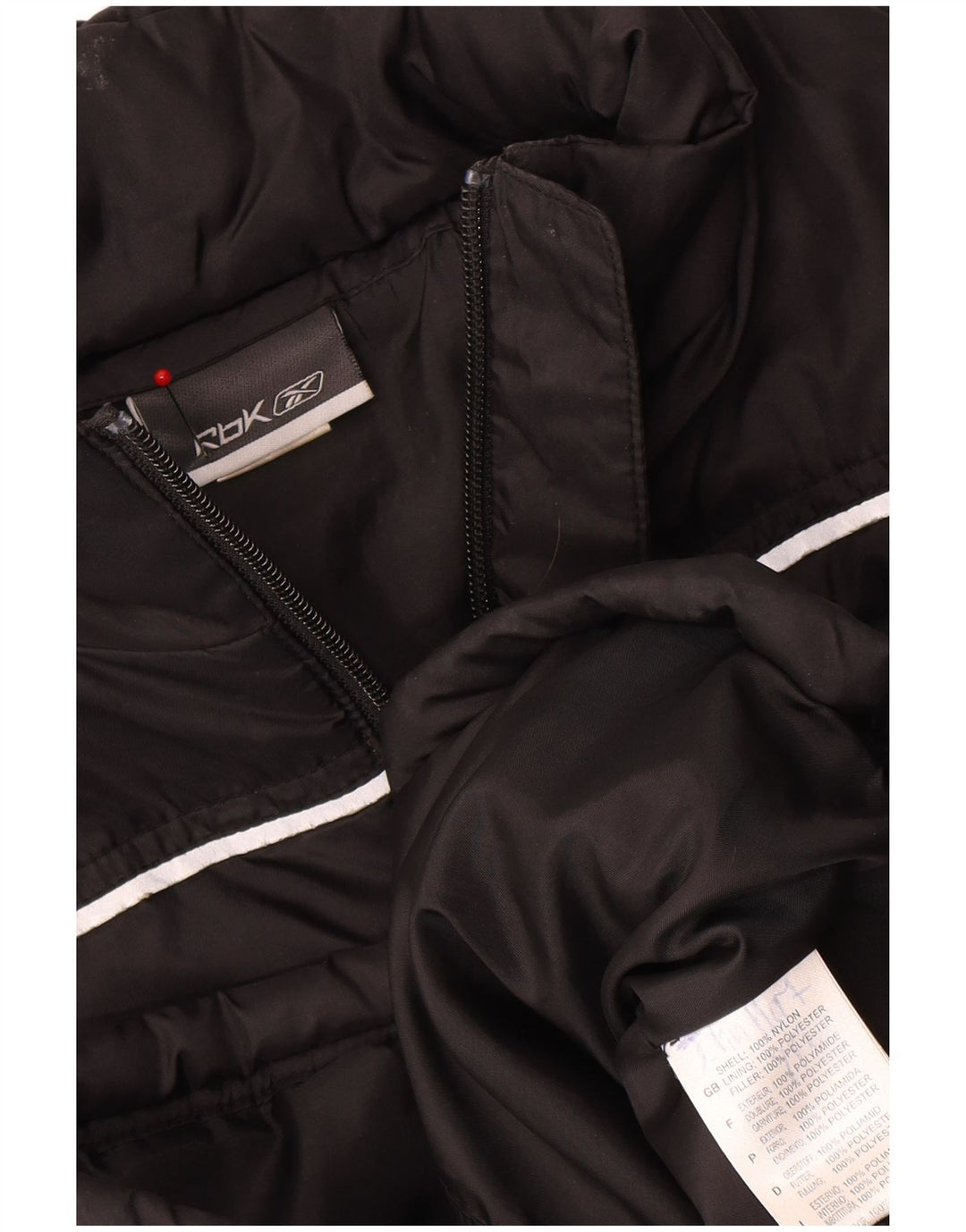 Reebok Chaqueta Acolchada Niño 13-14 Años Negro Poliéster