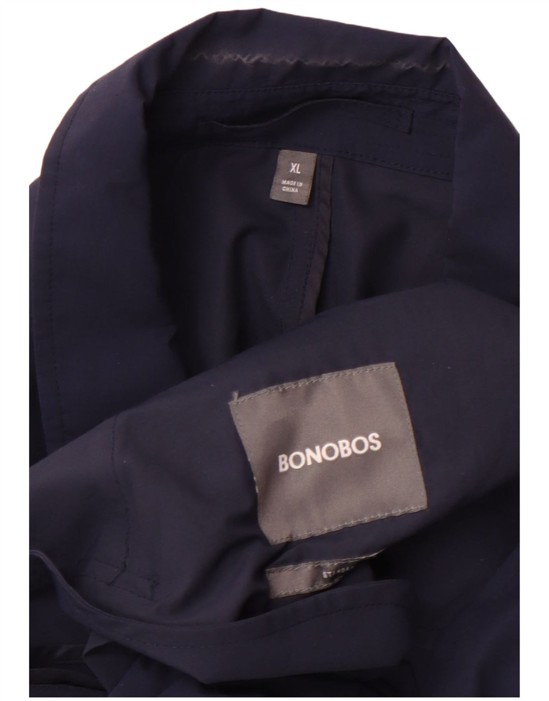 BONOBOS Gabardina para Mujer UK 40 XL Algodón Azul Marino