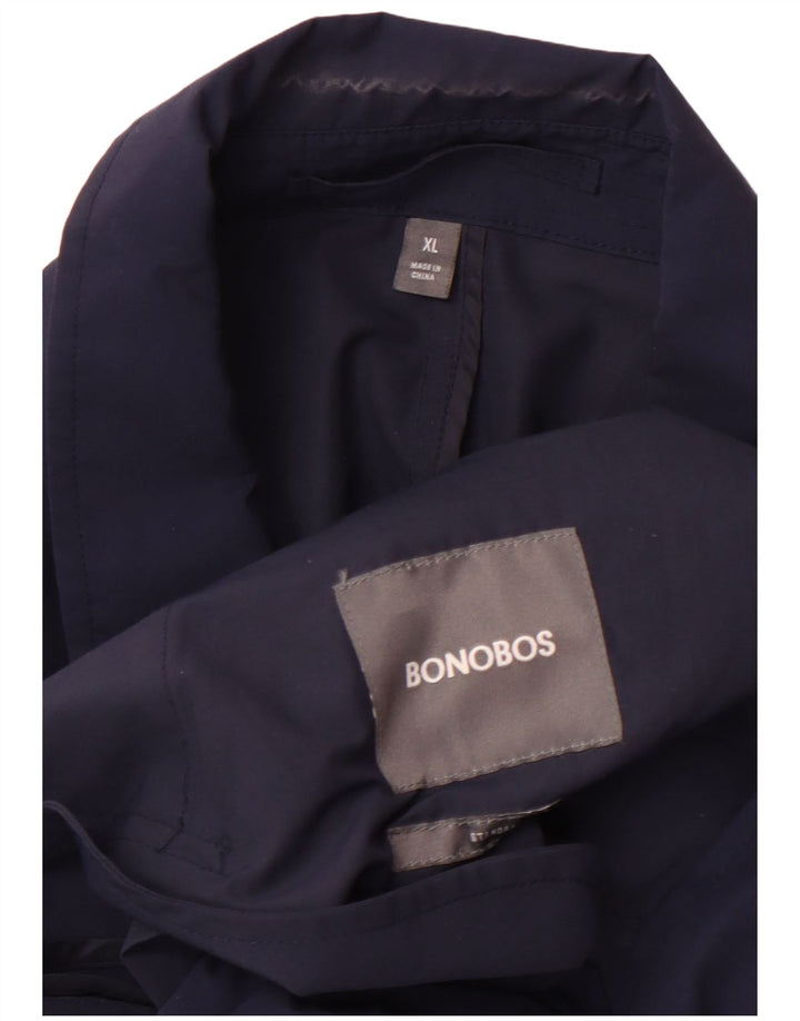 BONOBOS Gabardina para Mujer UK 40 XL Algodón Azul Marino