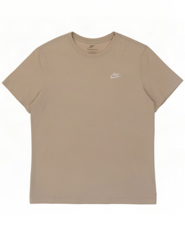 Camiseta Nike para hombre Top Medium Beige Cotton