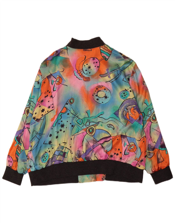 Seidensticker Chaqueta bomber con estampado abstracto para mujer IT 48 XL Multicolor
