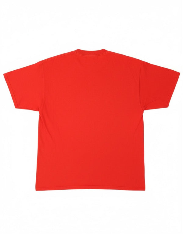 Adidas Mens Boston Red Sox Graphic Camiseta Top Grande Rojo