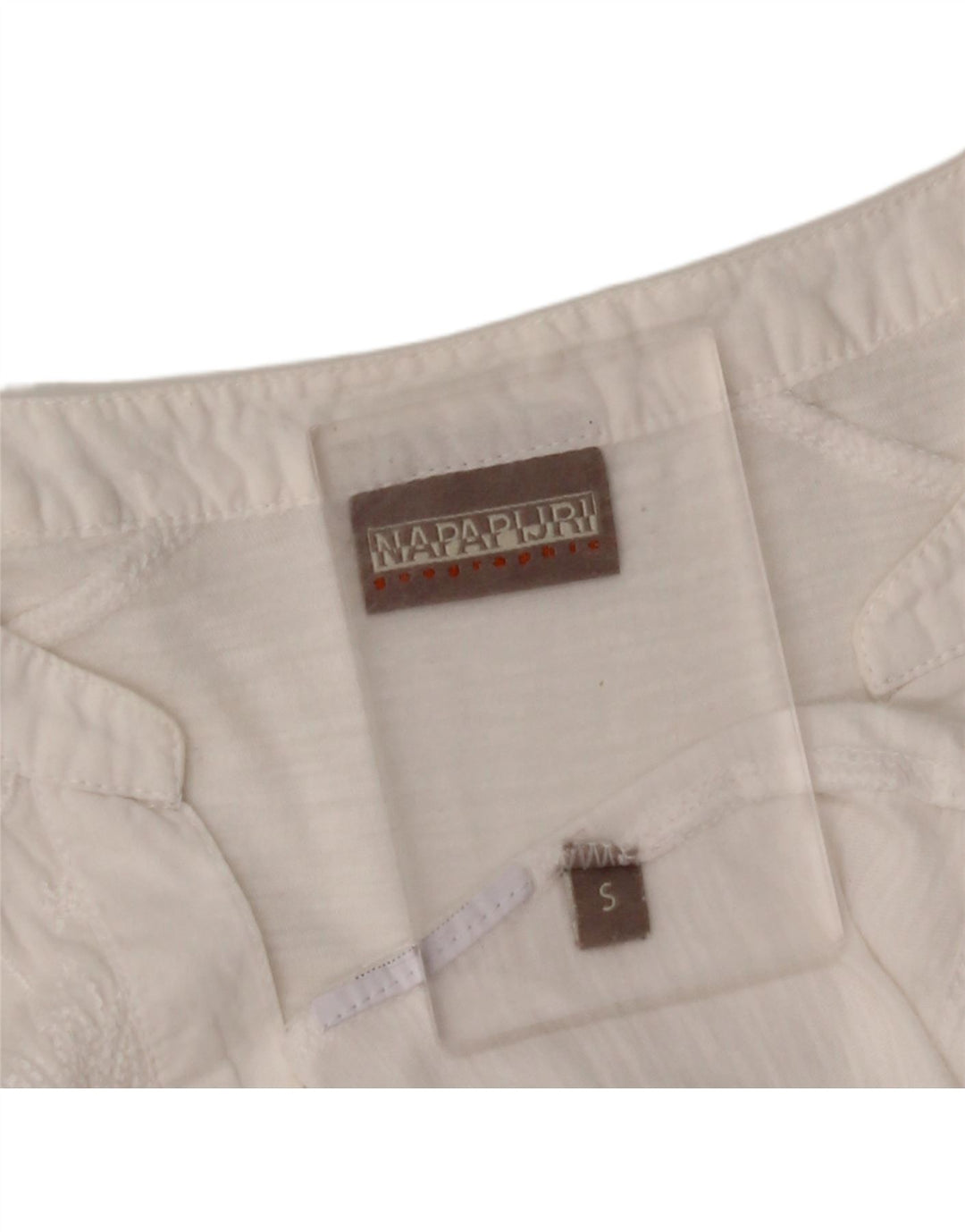 NAPAPIJRI Blusa de manga 3/4 para mujer UK 40 Small White Floral