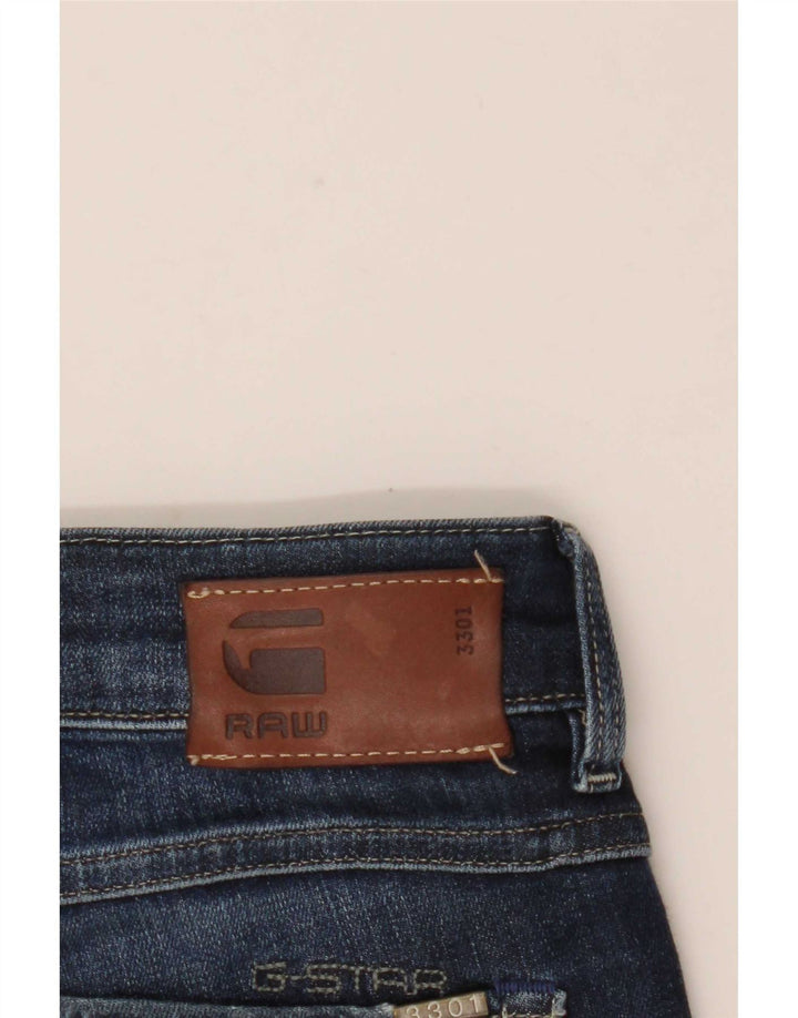 Vaqueros G-Star Mujer 3301 Slim W30 L31 Azul Marino