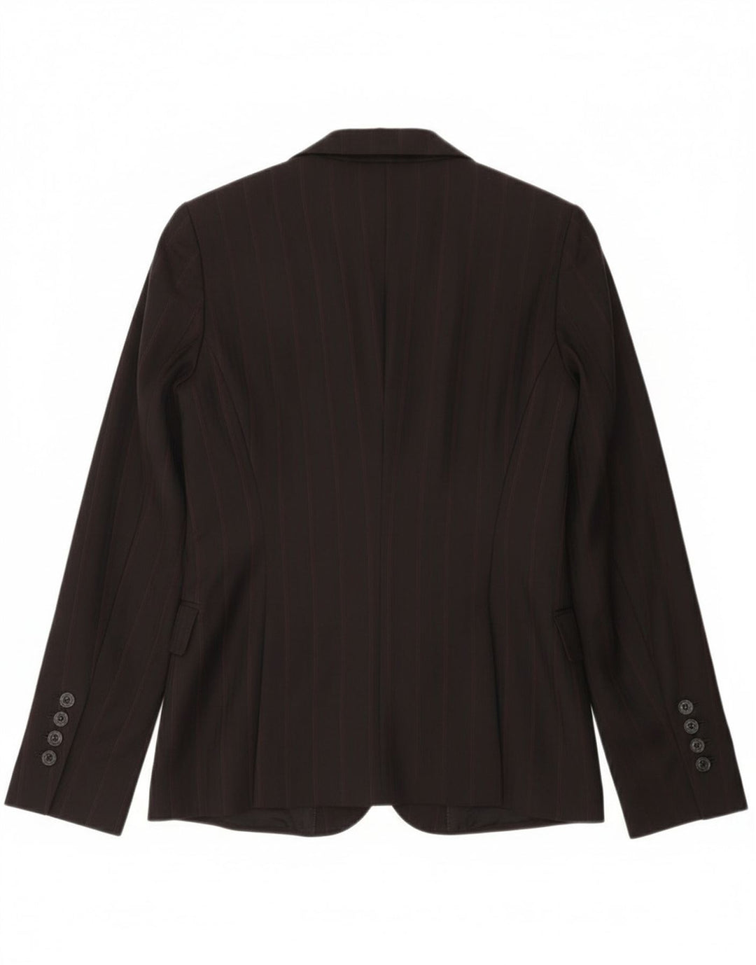 Massimo Dutti Chaqueta Blazer De 2 Botones Mujer EU 36 XS Lana Rayas Negras