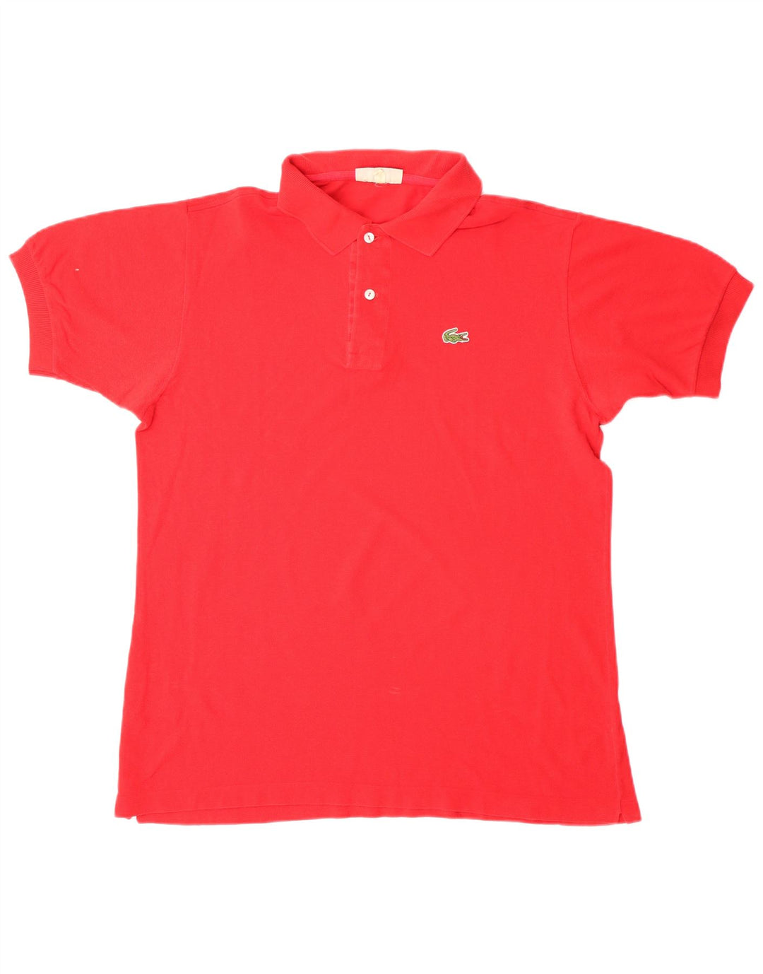 LACOSTE Polo para hombre Talla 6 XL Algodón rojo