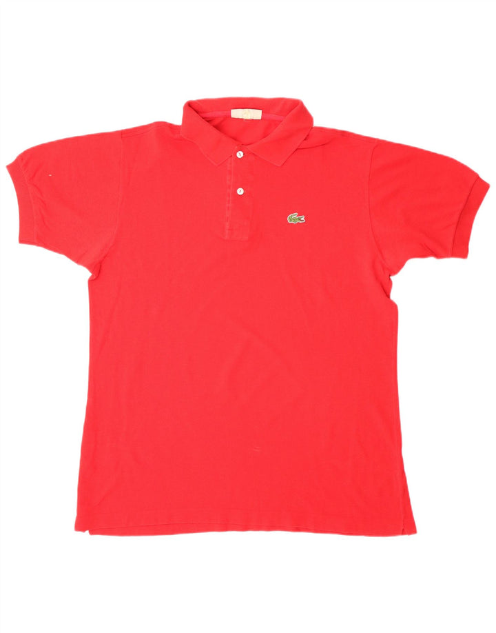 LACOSTE Polo para hombre Talla 6 XL Algodón rojo