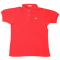 LACOSTE Polo para hombre Talla 6 XL Algodón rojo