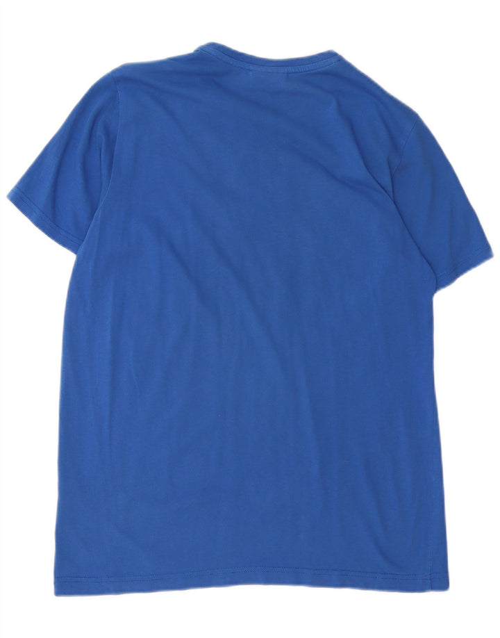 Nike Calcio Graphic Camiseta para hombre, talla pequeña, algodón azul
