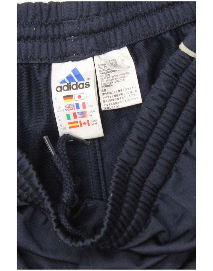 Pantalón de chándal ADIDAS para hombre UK 40/42 Medium Azul marino Poliéster